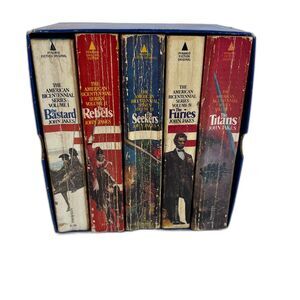 The American Bicentennial Series Box Set-5 Books-John Jakes Historical Fiction